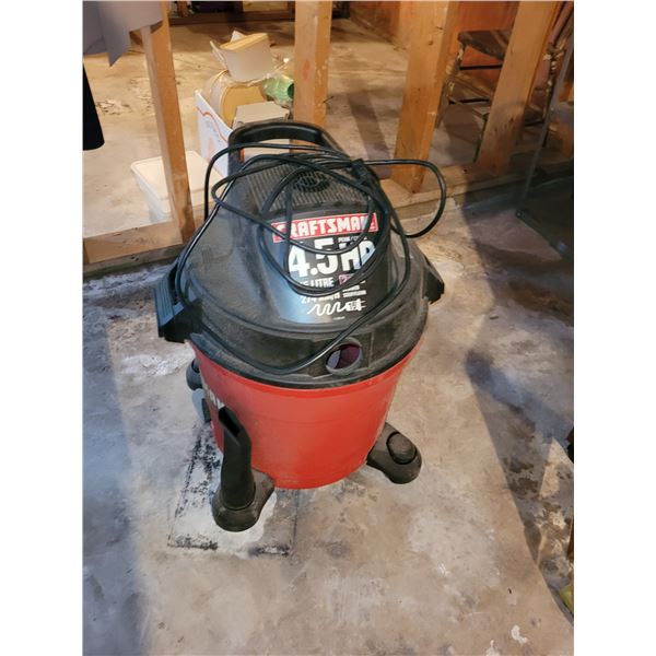 CRAFTSMEN SHOP VAC - WORKING