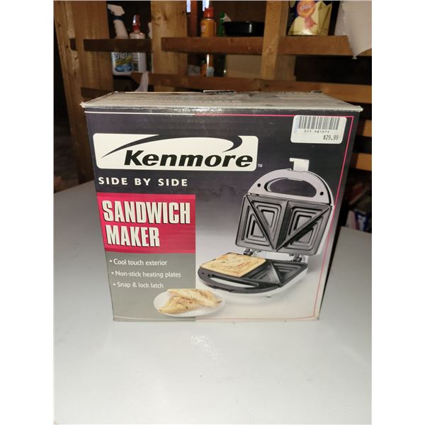 KENMORE SANDWICH MAKER IN BOX