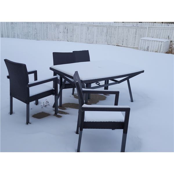 PATIO TABLE AND CHAIRS