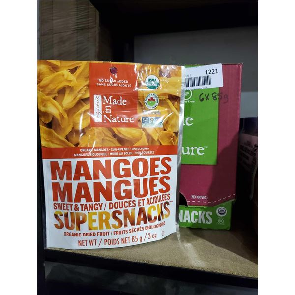Made in Nature Dried Mangoes (6 x 85g)
