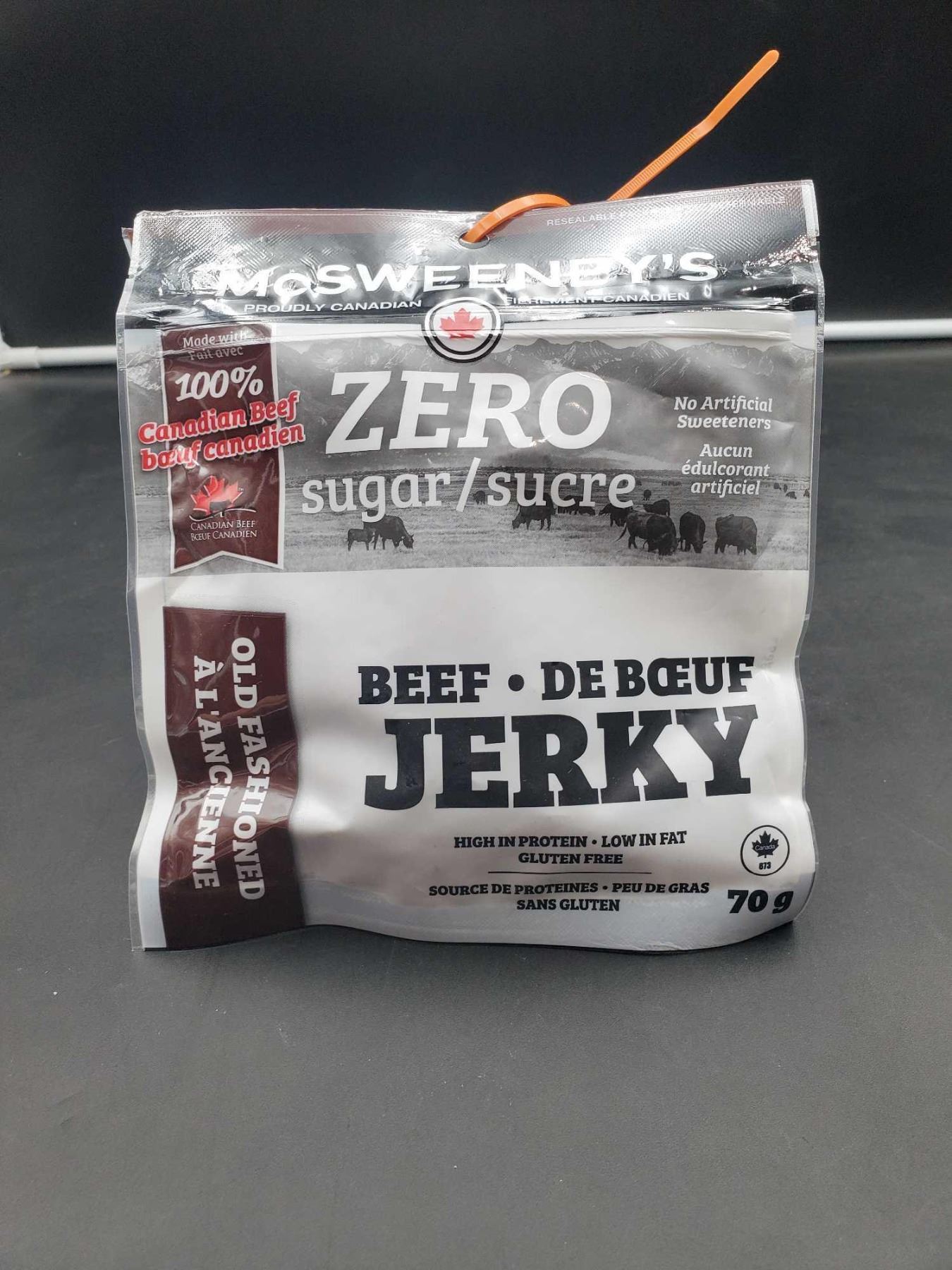 McSweeney's Zero Sugar Beef Jerky Old Fashioned (5 x 70g)