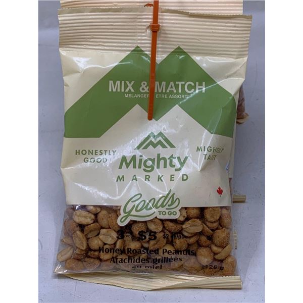 Mighty Marked Honey Roasted Peanuts (125g x 6)