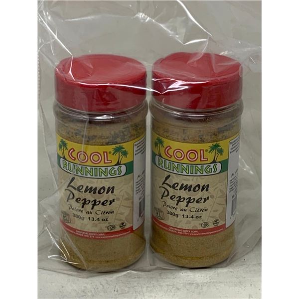 Cool Runnings Lemon Pepper Seasoning (2 x 380g)