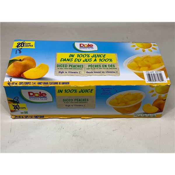 Dole Diced Peaches (18 x 107ml)