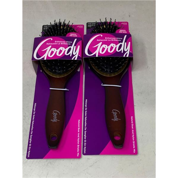 Goody Smooth and Sleek Hair Brush (2ct)