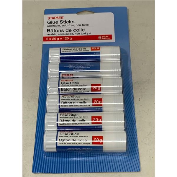 Staples Glue Sticks (6 x 20g)