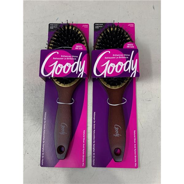 Goody Smooth and Sleek Hair Brush (2ct)