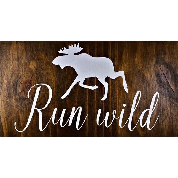 Run Wild Wall Decor