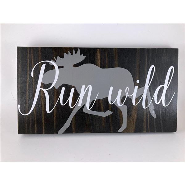 Run Wild Wall Decor