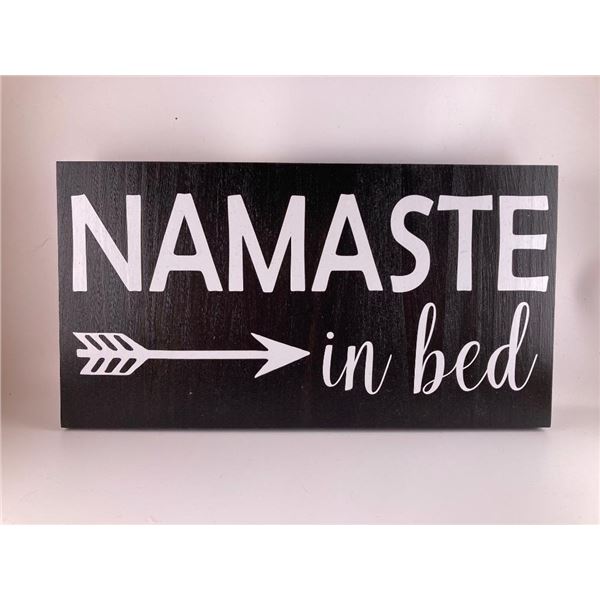 Namaste In Bed Home Decor
