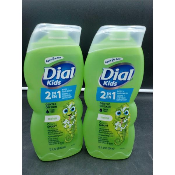 Dial Kids 2 in 1 Body & Hair Wash-Melon (2 x 354ml)