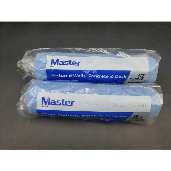 Master Textured Walls, Concrete & Deck Paint Rollers (2ct)