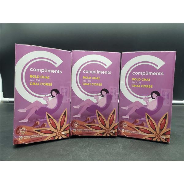 Compliments Bold Chai Tea (3 x 20)