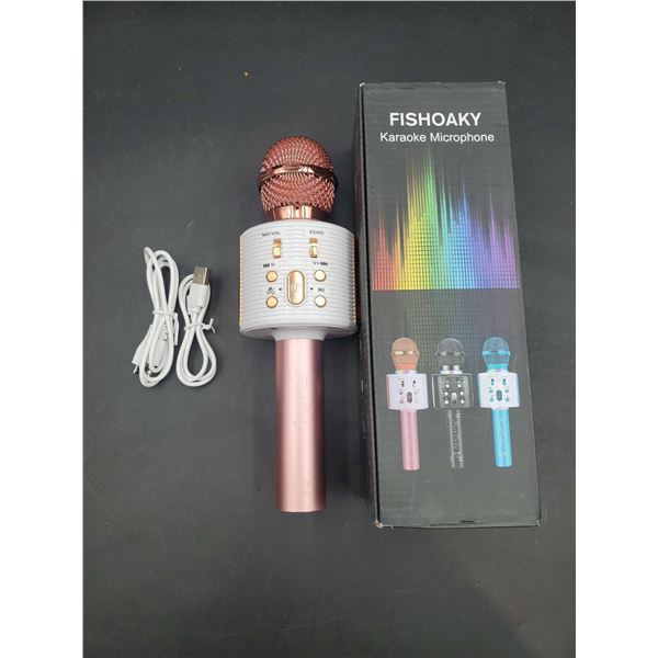 Fishoaky Karaoke Microphone