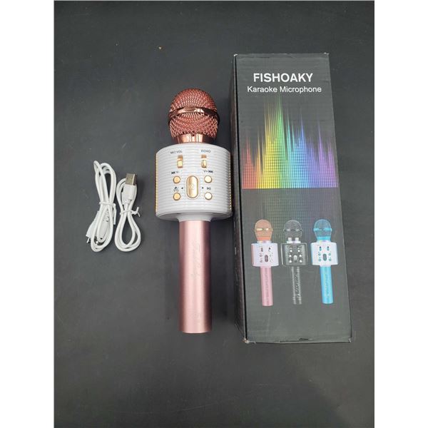 Fishoaky Karaoke Microphone