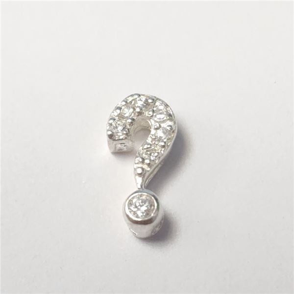 Silver Cubic Zirconia Pendant, Suggested Retail Value $60