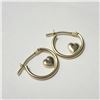 Image 2 : 14K Yellow Gold 0.4G Mini Hoop Earrings, Suggested Retail Value $150