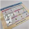 Image 1 : Genuine Gemstone Birth Stone Chart, Suggested Retail Value $300