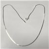 Image 1 : Silver Snake Chain 16" Necklace, Suggested Retail Value $30