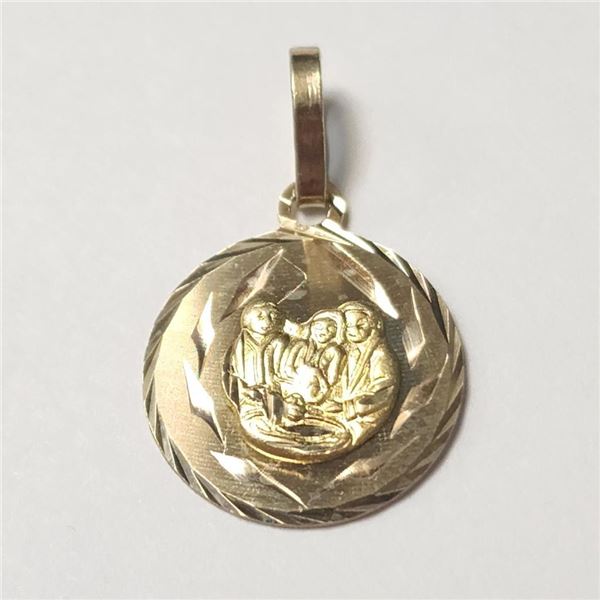 10K Yellow Gold 1.45G Pendant, Suggested Retail Value $400