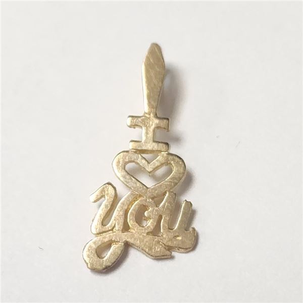 10K Yellow Gold 0.5G Pendant, Suggested Retail Value $150