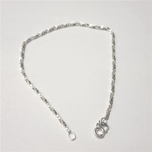 Silver 7.5" Bracelet, Suggested Retail Value $40