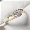 Image 4 : 10K Yellow Gold Diamond (0.7Ct,Vs,J-K) Ring (~Size 6.5) (~weight 2.5g), Suggested Retail Value $9500