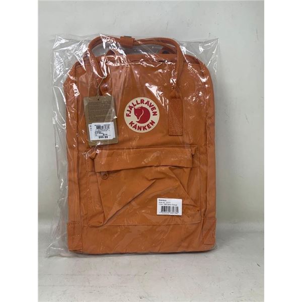 NEW Fjallraven Kanken Full Size Backpack Spicy orange