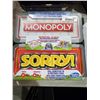 Image 1 : Hasbro Travel Games Monopoly & Sorry