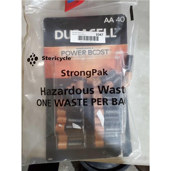 Lot of Duracell AA Batteries