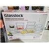 Image 1 : Glasslock Tempered Glass Food Storage Set - 26 Pc