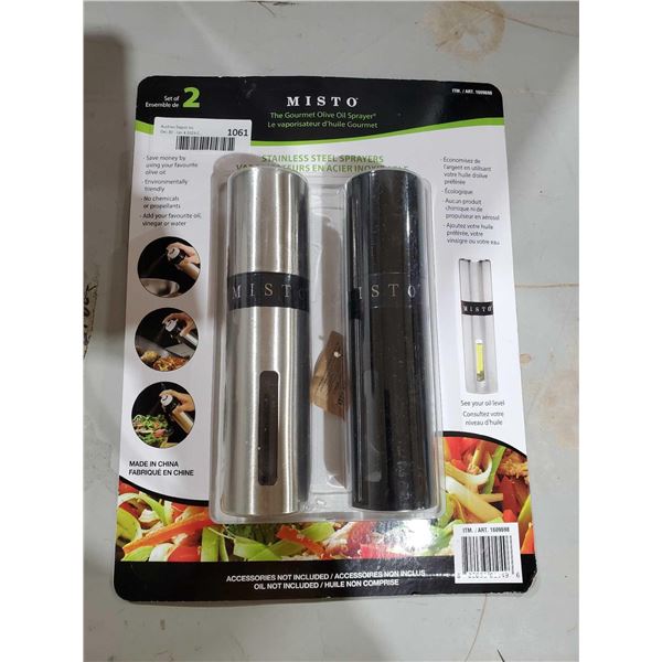 Misto Gourmet Olive Oil Sprayer Set Of 2