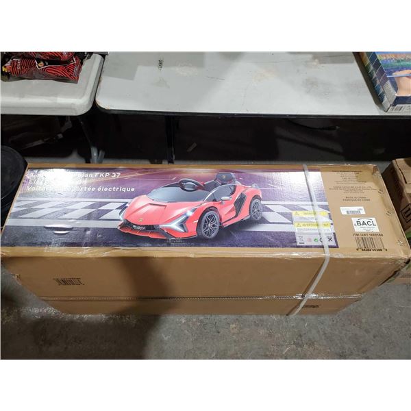 Lamborghini Sian FKP 37 Electric Ride On Car