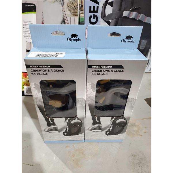 Olympia Ice Cleats Size Medium Lot Of 2
