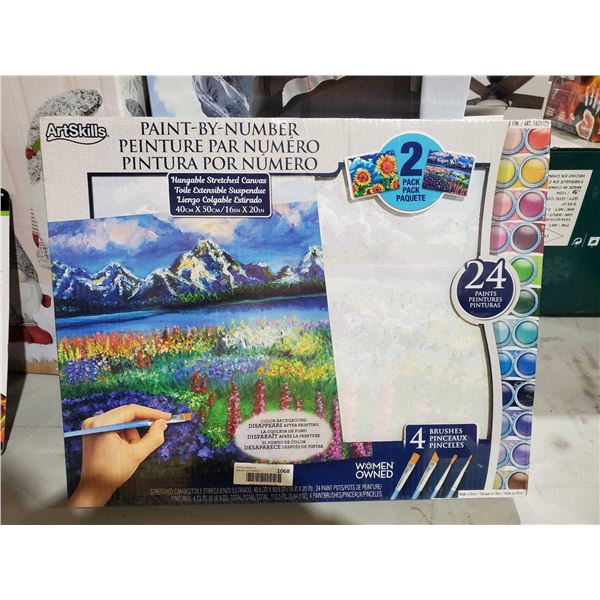 Art Skills Paint By Number Art Set