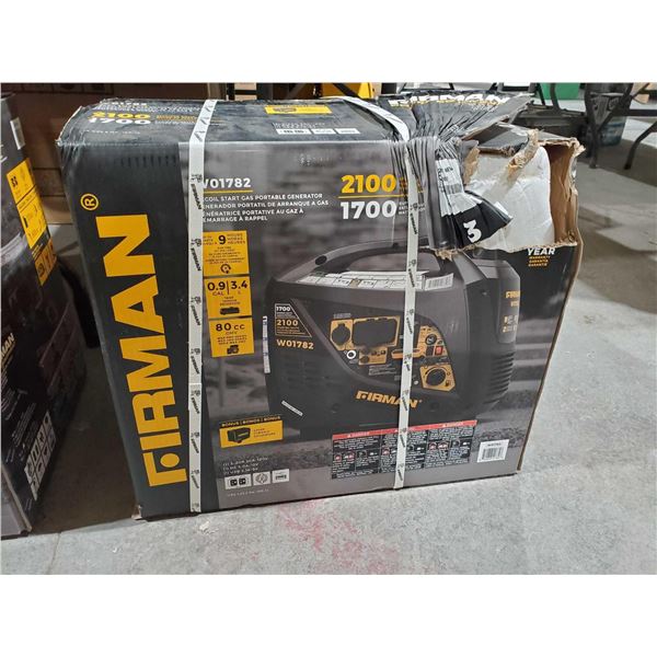 NEW IN BOX Firman Generator 1700 Watt ultra quiet