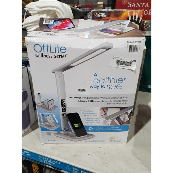 Ottlite Wellness Series Desk Light and Phone Charger