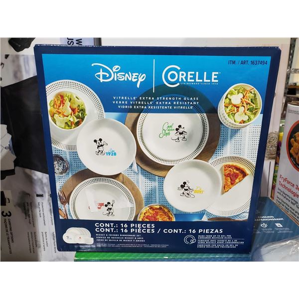 16 Piece Disney Vitrelle Extra Strength Glassware