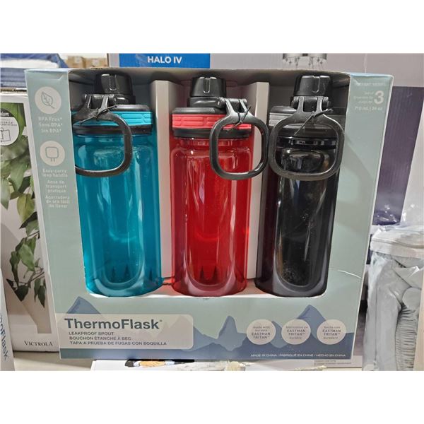 ThermoFlask Set of 3 w/ leakproof Spout