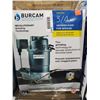 Image 1 : Burcam 3/4 hp Grinder Pump for sewage 1875 us gph some damage to box  as seen in pictures