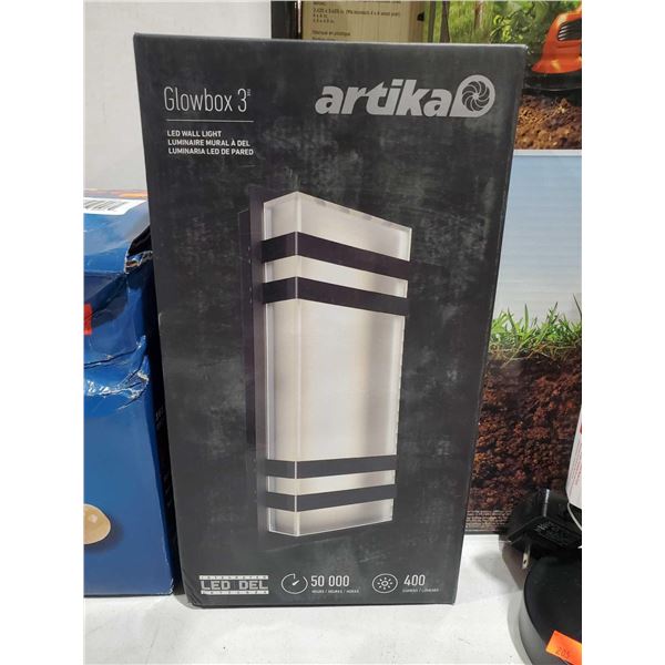 Artika Glowbox 3 Indoor/Outdoor LED Wall Light