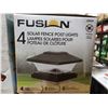 Image 2 : Fusion Solar Post Lights Pack of 4