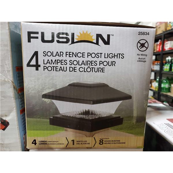 Fusion Solar Post Lights Pack of 4
