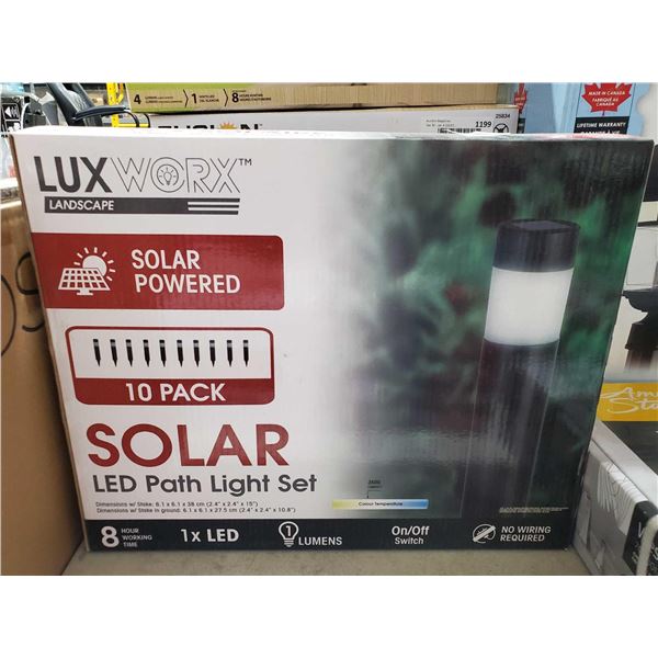 Solar LED Path Light Set - 10 Pack