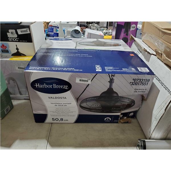 Harbor Breeze 20 Inch Portable Fan - Cinnamon Finish