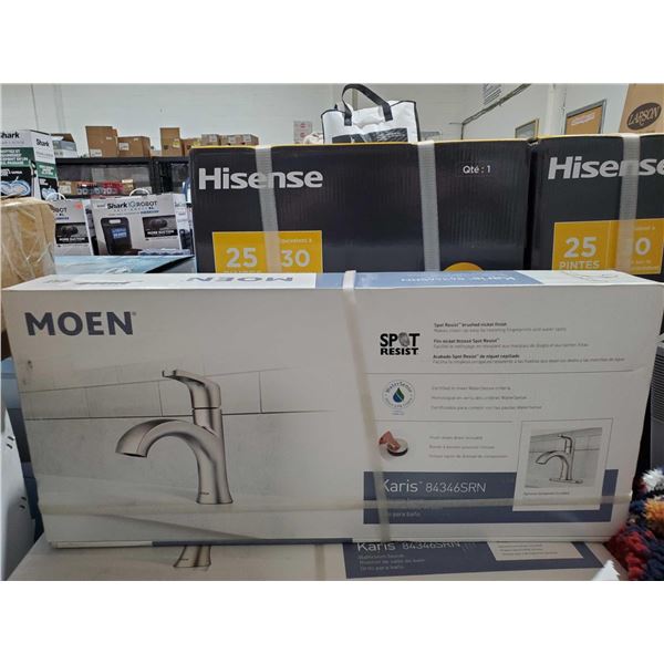 NEW Moen Karis, Spot Resistant Single Post Bathroom Faucet