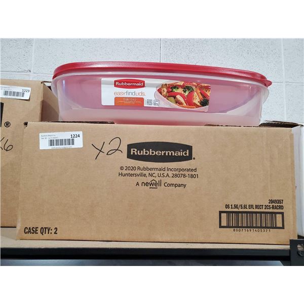 Rubbermaid 5.6L Rectangular Container box of 2