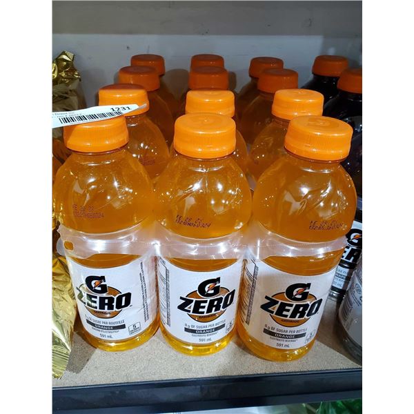 Gatorade G Zero Orange Electrolyte Beverage (12 x 591ml)