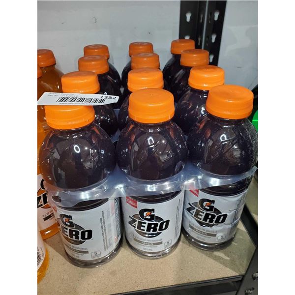 Gatorade G Zero Grape Electrolyte Beverage (12 x 591ml)