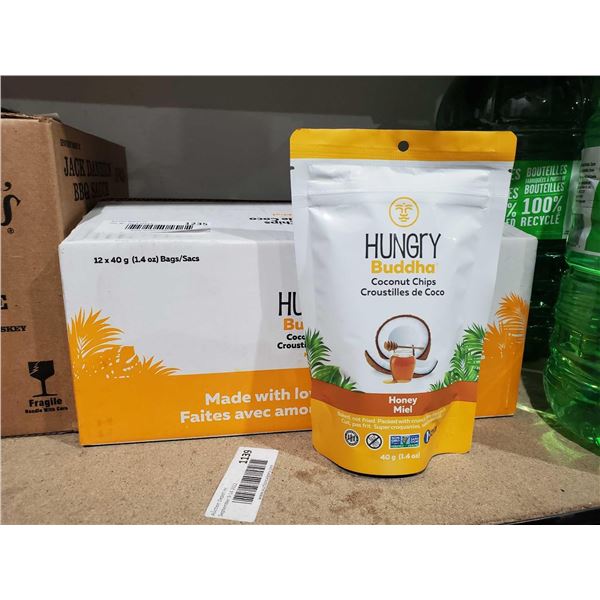 Hungry Buddha Honey Coconut Chips 12x40g